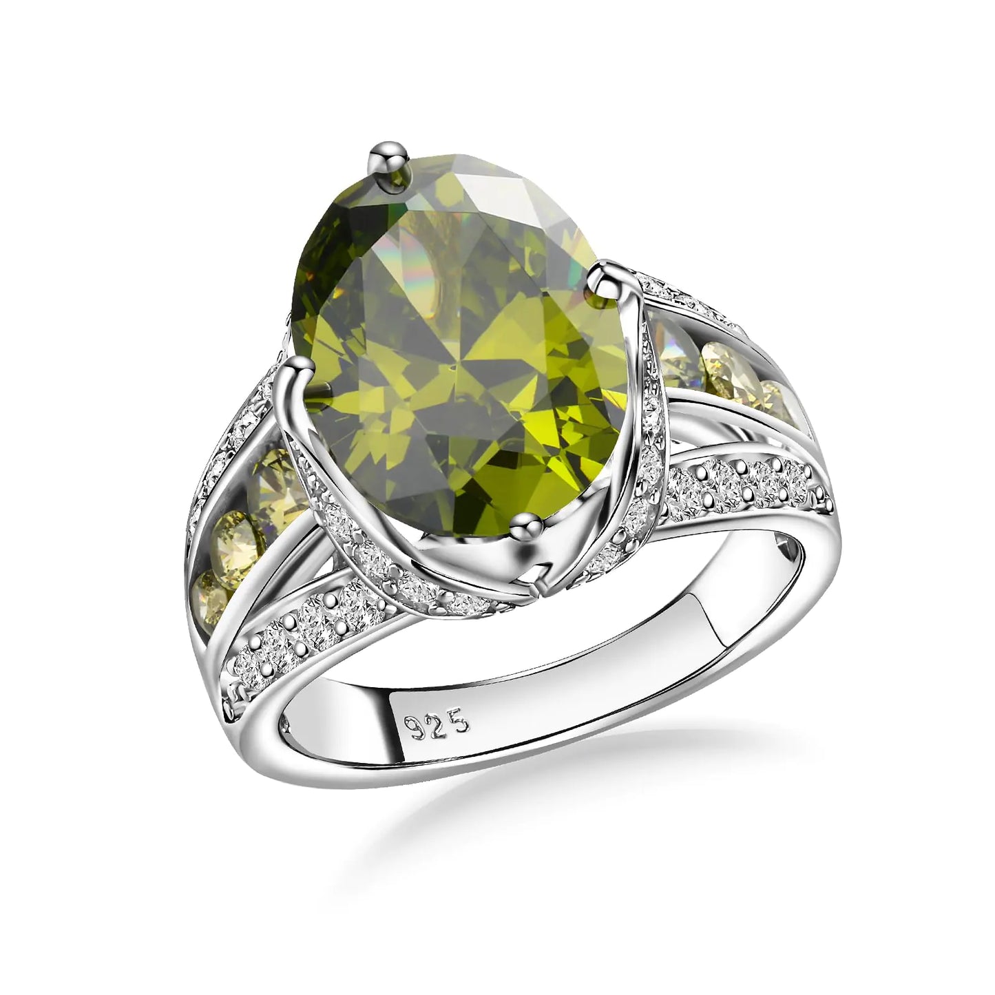 Scarlet Elegance™ Garnet Ring – Sterling Silver Radiance