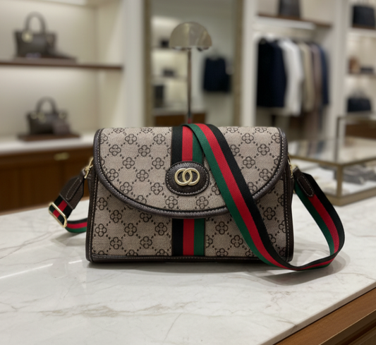 Luxury Canvas Shoulder Bag