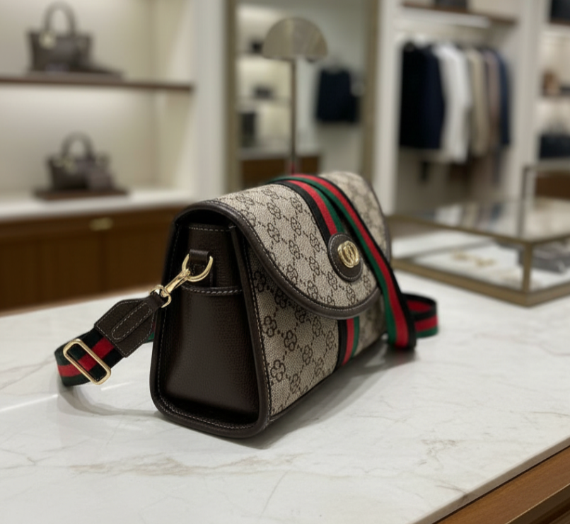 Luxury Canvas Shoulder Bag